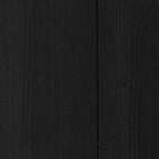 Mobiletto a muro decorativo nero in legno da 150 cm con 5 ripiani aperti