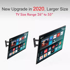 Staffa da parete girevole regolabile per TV 26"-55" con livella a bolla