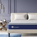 Materasso ibrido matrimoniale medio in memory foam e a molle insacchettate da 10" in scatola