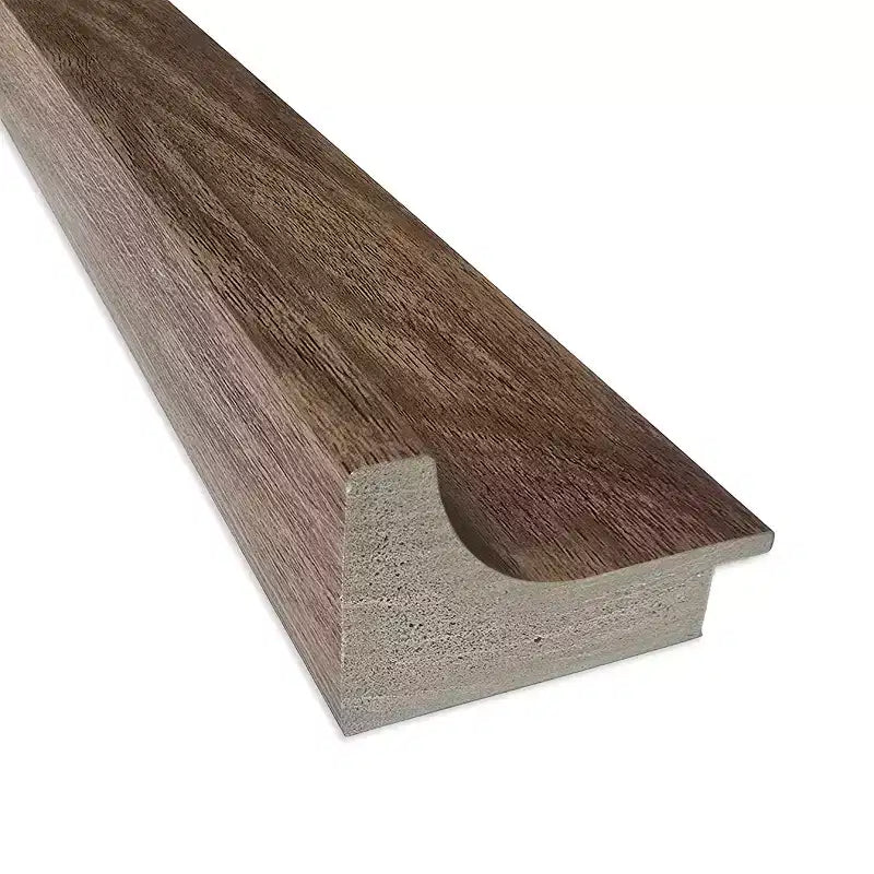 Specchio da parete per bagno Petite Bevel marrone medio – 28,75"x22,75"