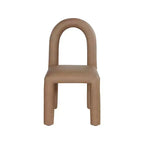 Set di 2 sedie da pranzo in pelle vegana con gambe in metallo – Stile moderno