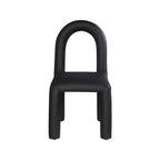 Set di 2 sedie da pranzo in pelle vegana con gambe in metallo – Stile moderno