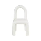 Set di 2 sedie da pranzo in pelle vegana con gambe in metallo – Stile moderno