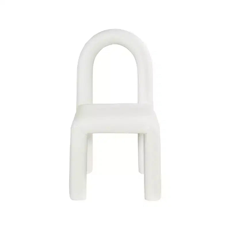 Set di 2 sedie da pranzo in pelle vegana con gambe in metallo – Stile moderno