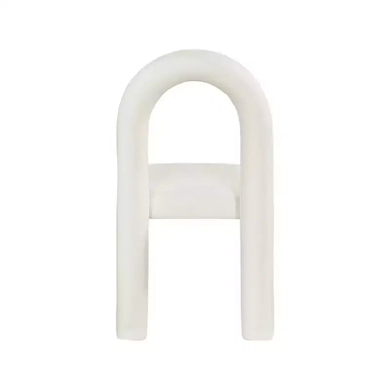 Set di 2 sedie da pranzo in pelle vegana con gambe in metallo – Stile moderno