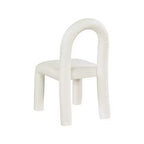 Set di 2 sedie da pranzo in pelle vegana con gambe in metallo – Stile moderno