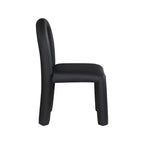 Set di 2 sedie da pranzo in pelle vegana con gambe in metallo – Stile moderno