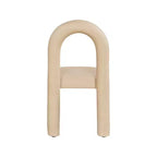 Set di 2 sedie da pranzo in pelle vegana con gambe in metallo – Stile moderno