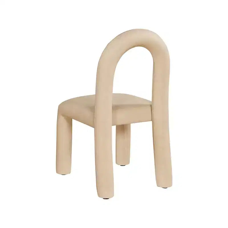 Set di 2 sedie da pranzo in pelle vegana con gambe in metallo – Stile moderno