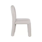 Set di 2 sedie da pranzo in pelle vegana con gambe in metallo – Stile moderno