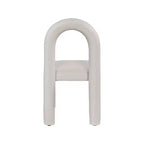 Set di 2 sedie da pranzo in pelle vegana con gambe in metallo – Stile moderno