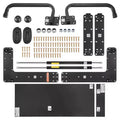 VEVOR Murphy Bed Kit, Queen Size, Deluxe DIY Wall Bed Mechanical Hardware Kit, Pneumatic Lever Heavy Duty Bed Frame Support, Folding Bed,Black