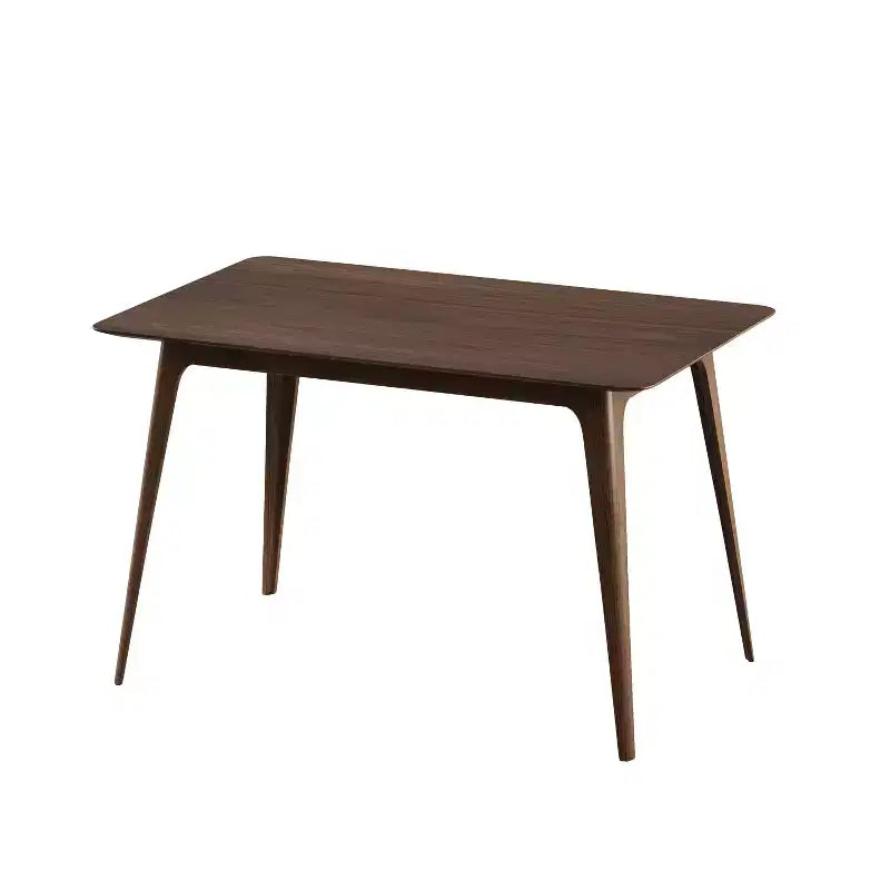 Tavolo da pranzo moderno da 120 cm con gambe in legno di hevea – Design minimalista