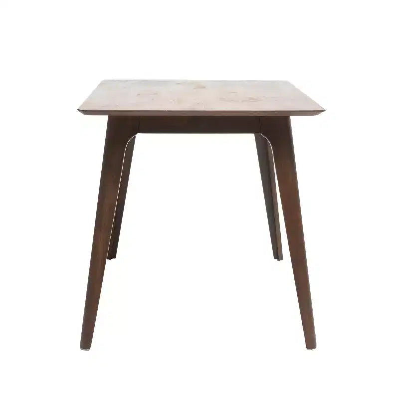 Tavolo da pranzo moderno da 120 cm con gambe in legno di hevea – Design minimalista