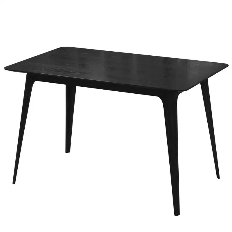 Tavolo da pranzo moderno da 120 cm con gambe in legno di hevea – Design minimalista
