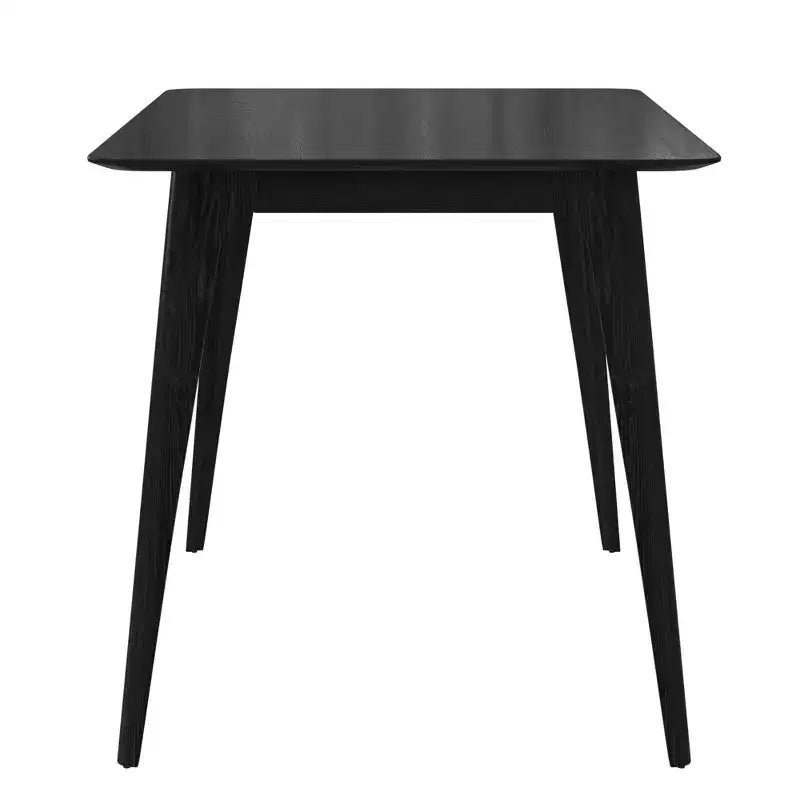 Tavolo da pranzo moderno da 120 cm con gambe in legno di hevea – Design minimalista