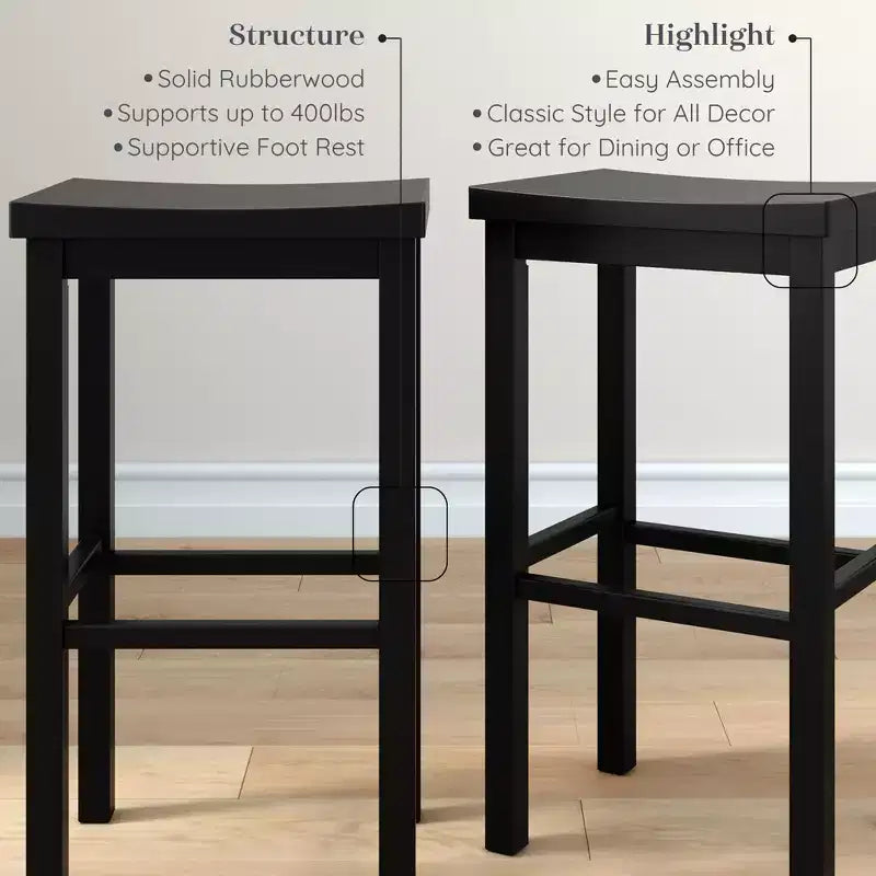 Sgabello Altezza Bar (76 cm) - Confezione da 2