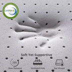 Materasso pieghevole in memory foam con gel rinfrescante Full/King Size