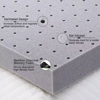 Materasso pieghevole in memory foam con gel rinfrescante Full/King Size