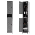 Tall Bathroom Cabinet with Drawer & Adjustable Shelves, 66.9 Inch Floor Standing Storage Organizer for Bathroom, Kitchen, Hallway