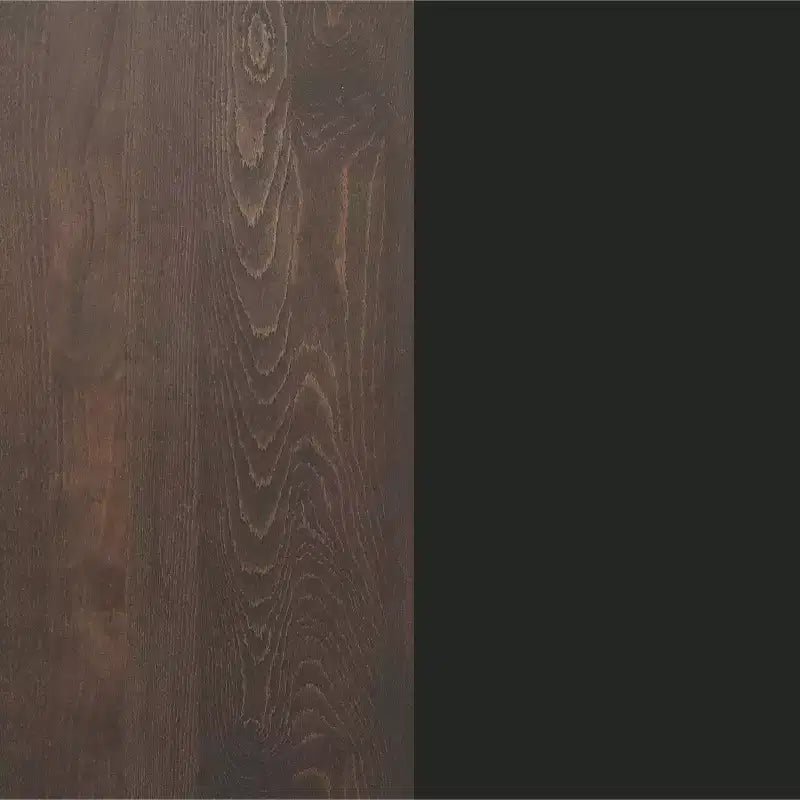 Piano tavolo commerciale in legno massello con base a X in ghisa resistente alla ruggine ad altezza bar