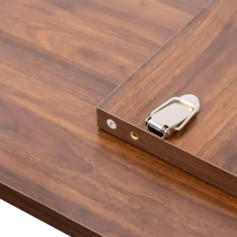Tavolo da pranzo rettangolare allungabile con base a X - Finitura Noce