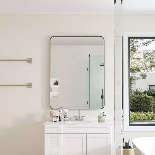Specchio da bagno moderno rettangolare da parete 30"x40"