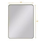 Specchio da bagno moderno rettangolare da parete 30"x40"
