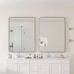 Specchio da bagno moderno rettangolare da parete 30"x40"