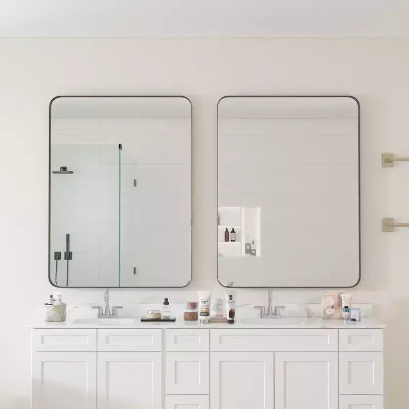 Specchio da bagno moderno rettangolare da parete 30"x40"