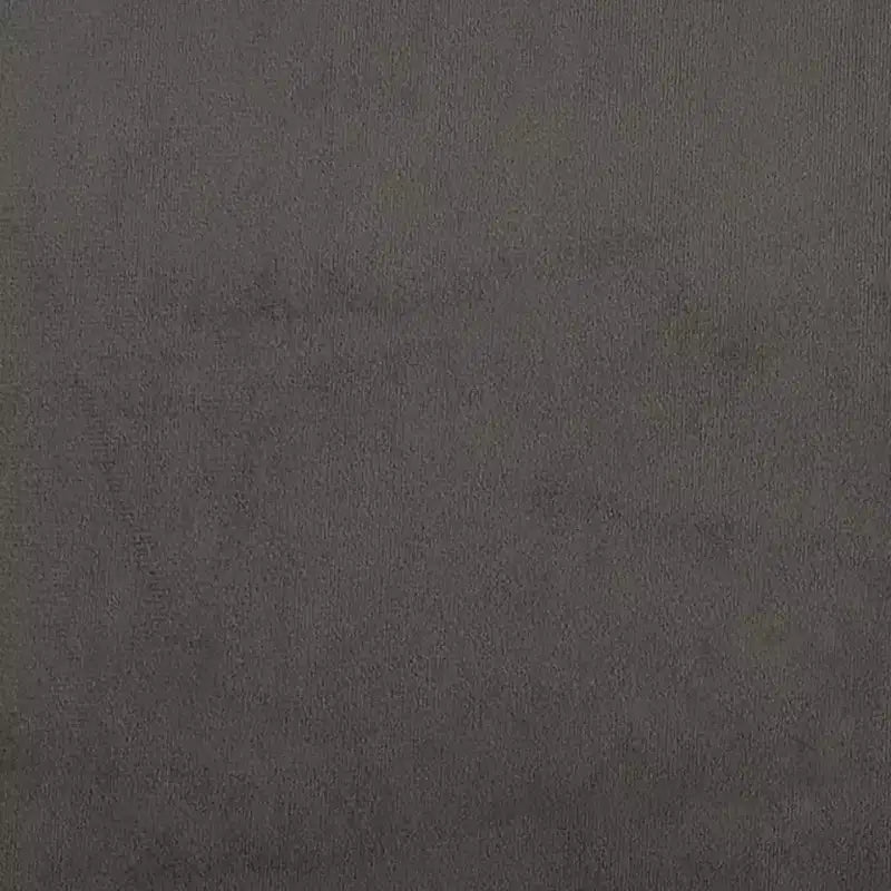 Struttura letto in velluto grigio scuro, compensato, legno ingegnerizzato King