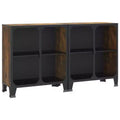 vidaXL Storage Cabinet File Cabinet with Doors for Living Room Metal and Engineered Wood