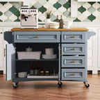 Isola cucina con ribalta, Isole cucina con ruote e cassetto, Isola cucina contenitore con ripiano regolabile
