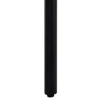 Consolle in marmo con base in metallo nero – Marrone Grigio