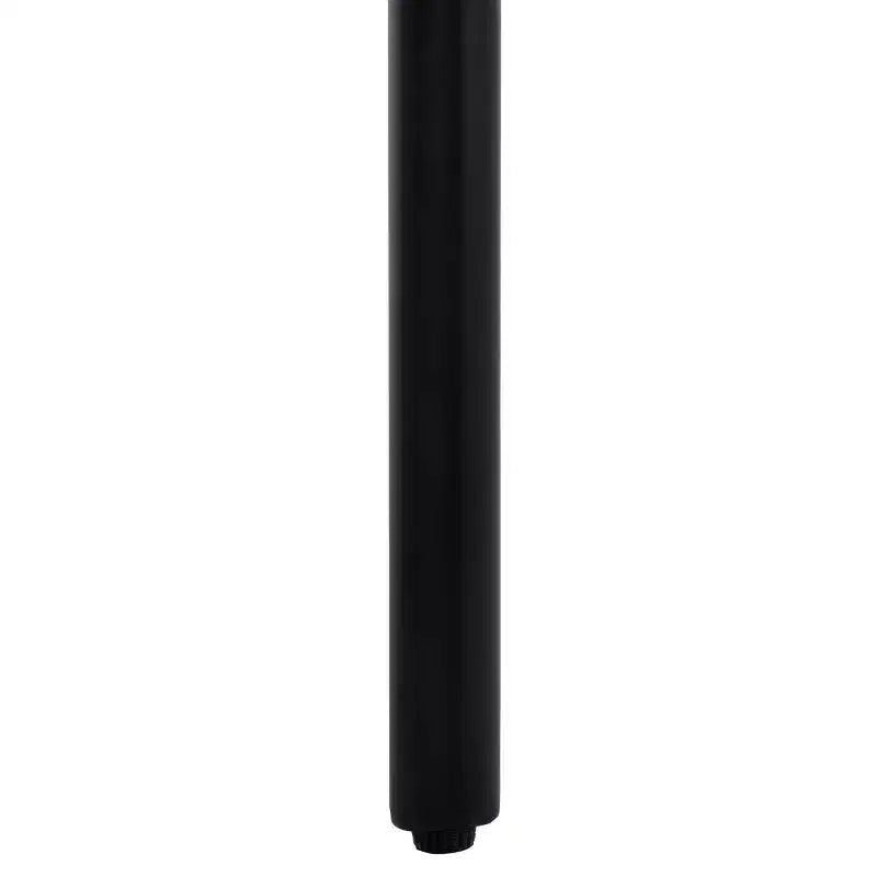 Consolle in marmo con base in metallo nero – Marrone Grigio