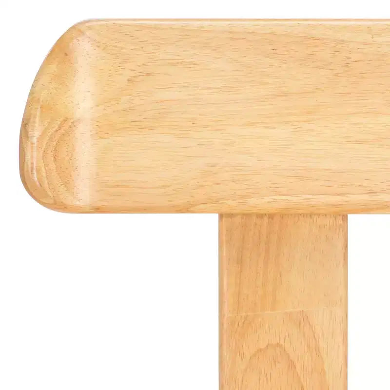 Sgabello da bancone in legno – Finitura naturale