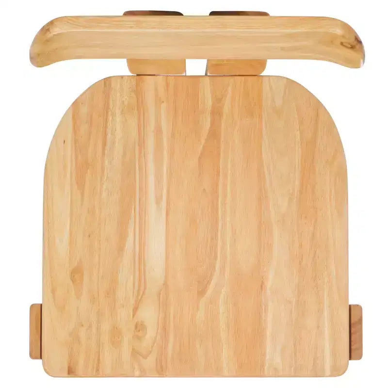 Sgabello da bancone in legno – Finitura naturale