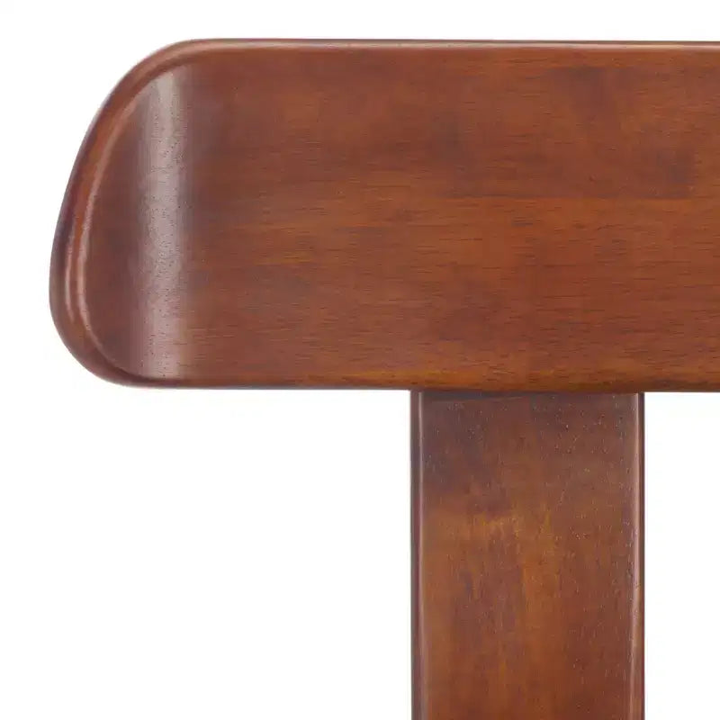 Sgabello da bancone in legno – Finitura naturale