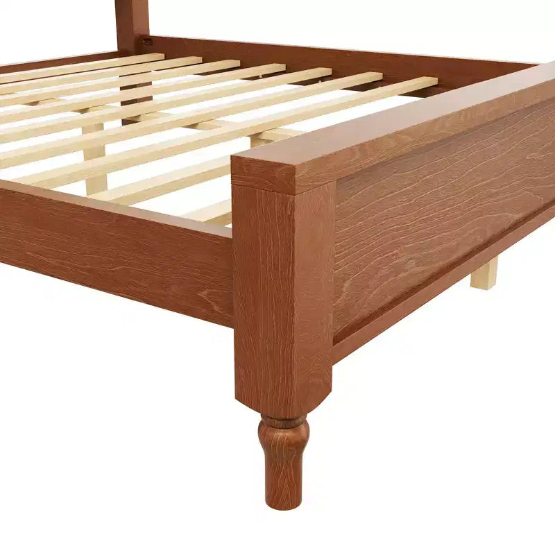 Letto imbottito nero/marrone con piattaforma, testiera curva, struttura in legno di pino, queen/king, per 2 persone