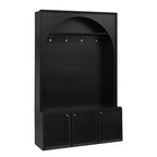 Panca da ingresso All-in-1 Hall Tree con appendiabiti, ganci e scarpiera