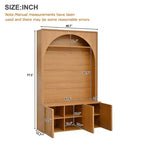 Panca da ingresso All-in-1 Hall Tree con appendiabiti, ganci e scarpiera