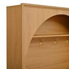 Panca da ingresso All-in-1 Hall Tree con appendiabiti, ganci e scarpiera