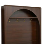 Panca da ingresso All-in-1 Hall Tree con appendiabiti, ganci e scarpiera