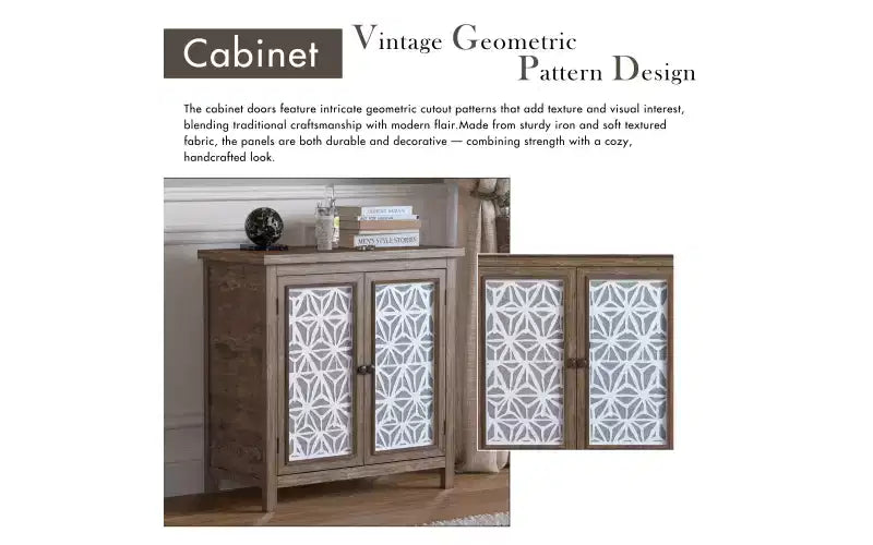 Mobile contenitore rustico in legno massello, organizer in stile vintage per soggiorno, ingresso o sala familiare
