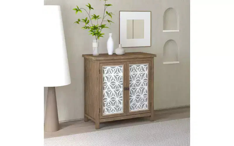 Mobile contenitore rustico in legno massello, organizer in stile vintage per soggiorno, ingresso o sala familiare