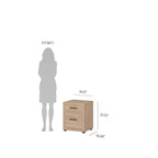 Set da 4 Pezzi per Camera da Letto – Stile Scandinavo, Finitura Jackson Hickory