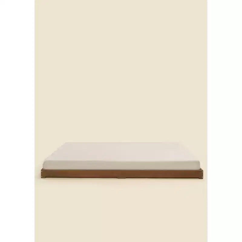 Telaio letto per bambini in legno di noce – Profilo basso minimalista