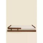 Telaio letto per bambini in legno di noce – Profilo basso minimalista