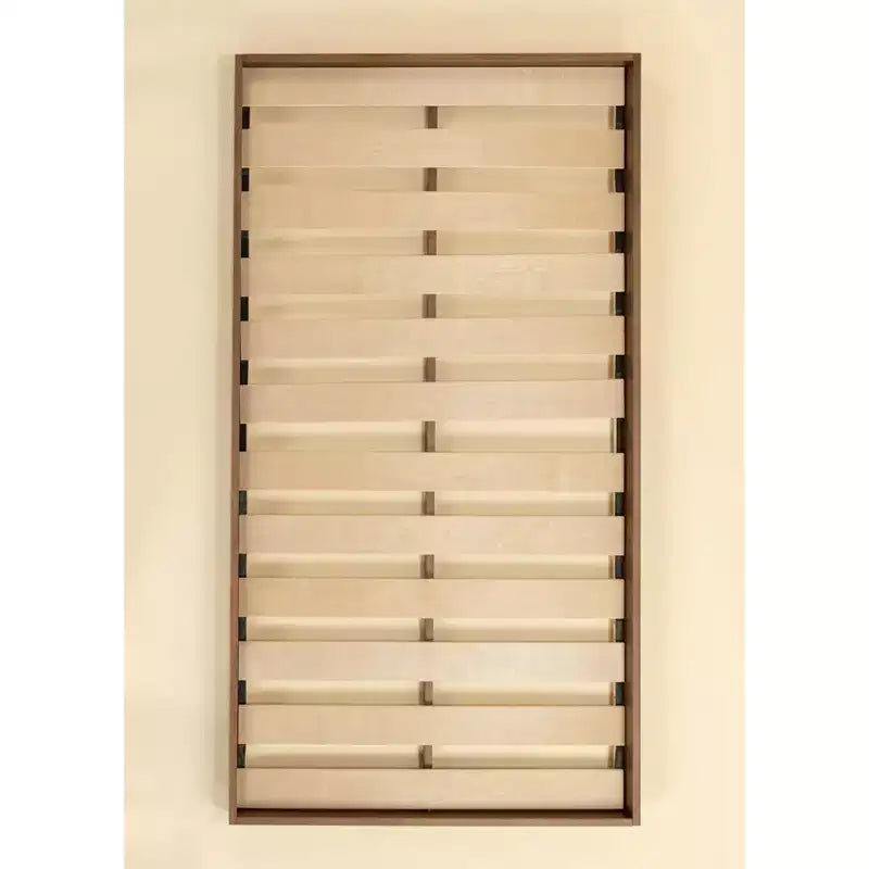 Telaio letto per bambini in legno di noce – Profilo basso minimalista