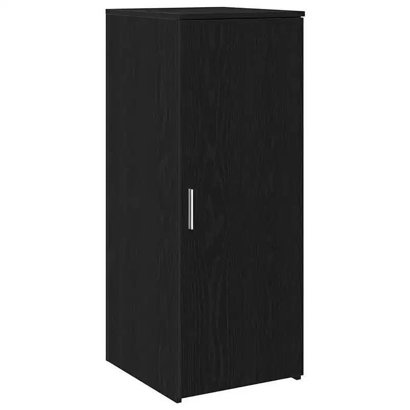 Reception Desk – Legno d'ingegneria in rovere nero 180 x 50 x 103,5 cm